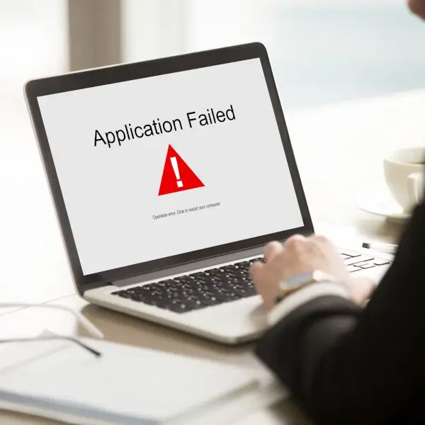 application failure